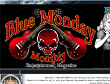 Tablet Screenshot of bluemondaymonthly.com